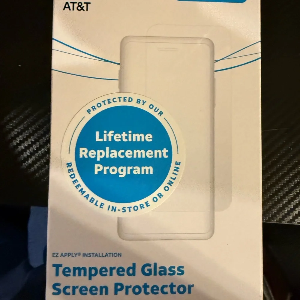 Tempered Glass Screen Protector - White